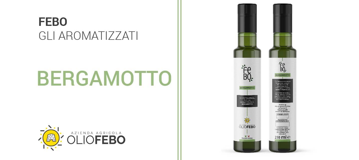 Olio d’oliva Febo aromatizzato al bergamotto